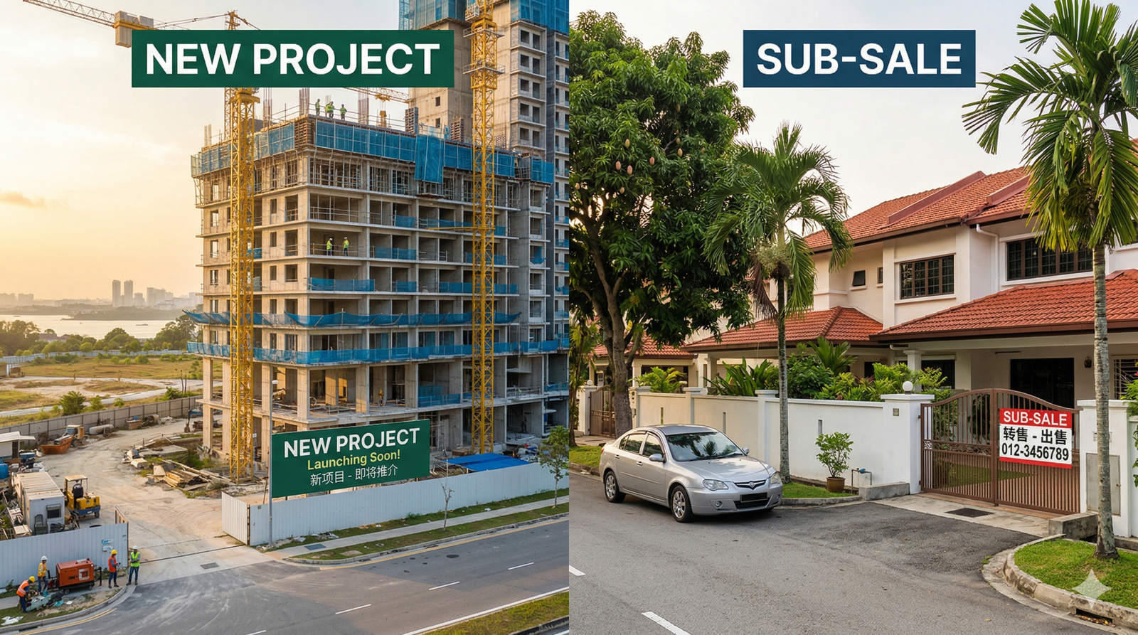 New Project vs. Sub-Sale: The 6 Major Differences Every Homebuyer Must Know